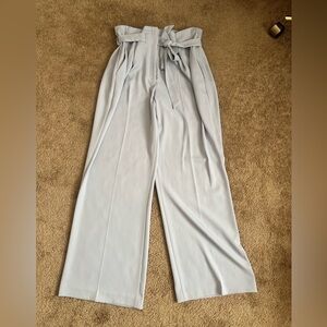 Express Soft Blue Wide Leg Pants